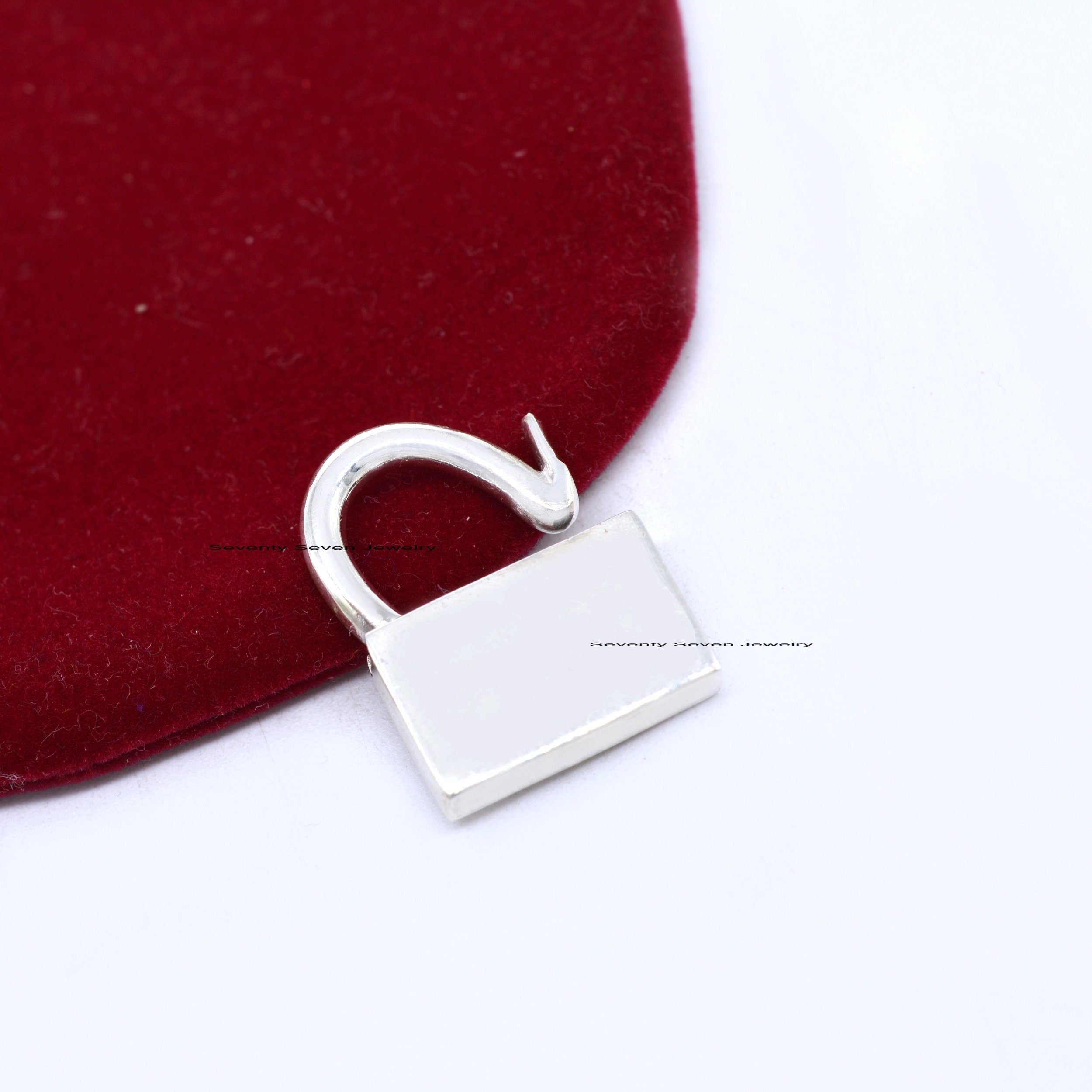 14K Gold Plated Padlock Pendant: Sterling Silver Connector (20x18 MM) - Seventy Seven Jewelry | SKU: SSMJP31-1SLYG-2026 14K Gold Plated Padlock Pendant: Sterling Silver Connector (20x18 MM) - Seventy Seven Jewelry | SKU: SSMJP31-1SLYG-2026