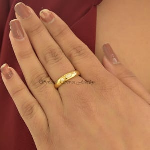 Anillo de diamantes de herradura, anillo de diamantes de herradura de oro de 9k, anillo de herradura de oro de 9k, anillo de oro,