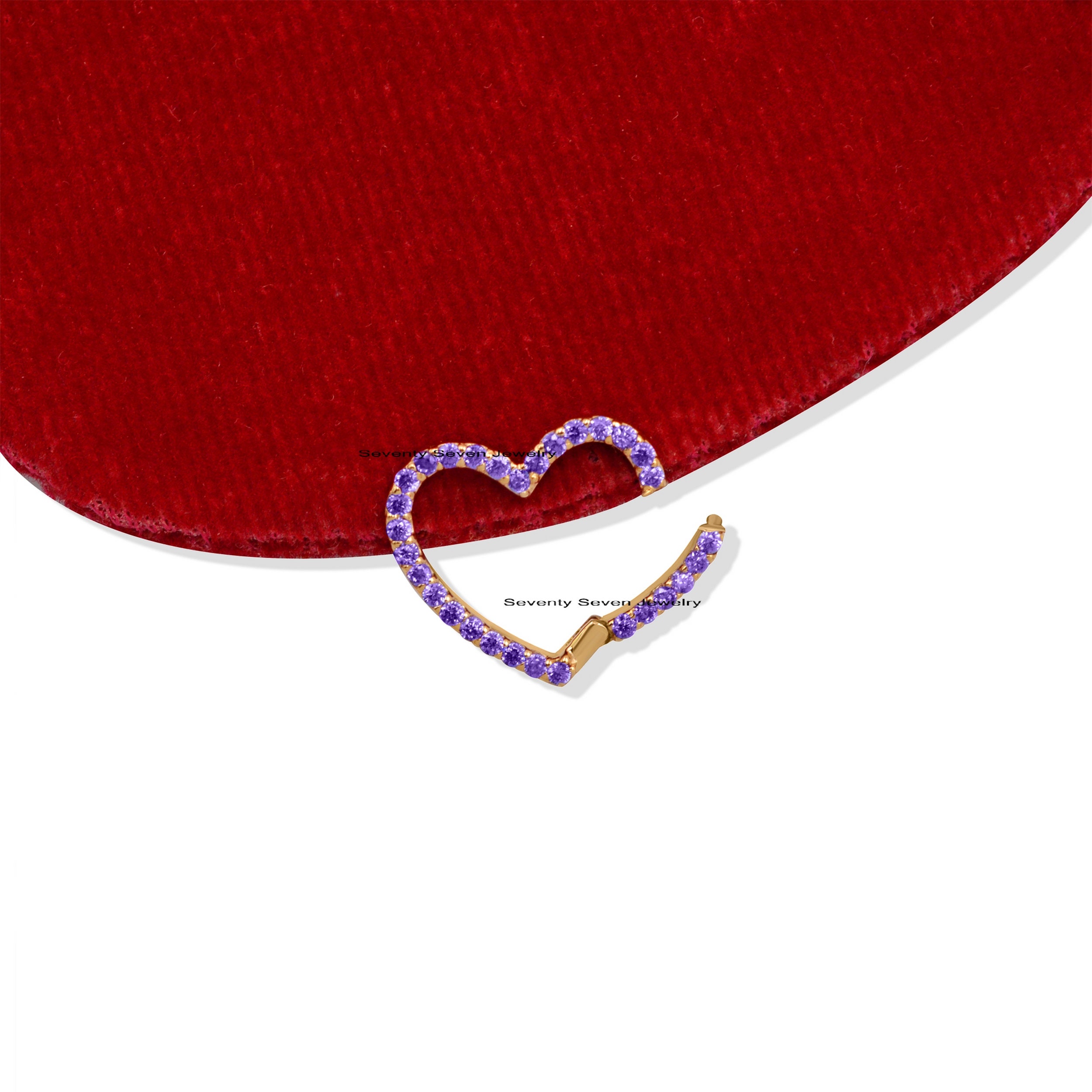 9K Gold Heart Shape Charm Holder, SI-GH Lab Grown Diamond Lock, 15MM - View 5 - Seventy Seven Jewelry | SKU: SSMJH536-9KYGTQ, 9K Gold Heart Shape Charm Holder, SI-GH Lab Grown Diamond Lock, 15MM - View 5 - Seventy Seven Jewelry | SKU: SSMJH536-9KYGTQ,