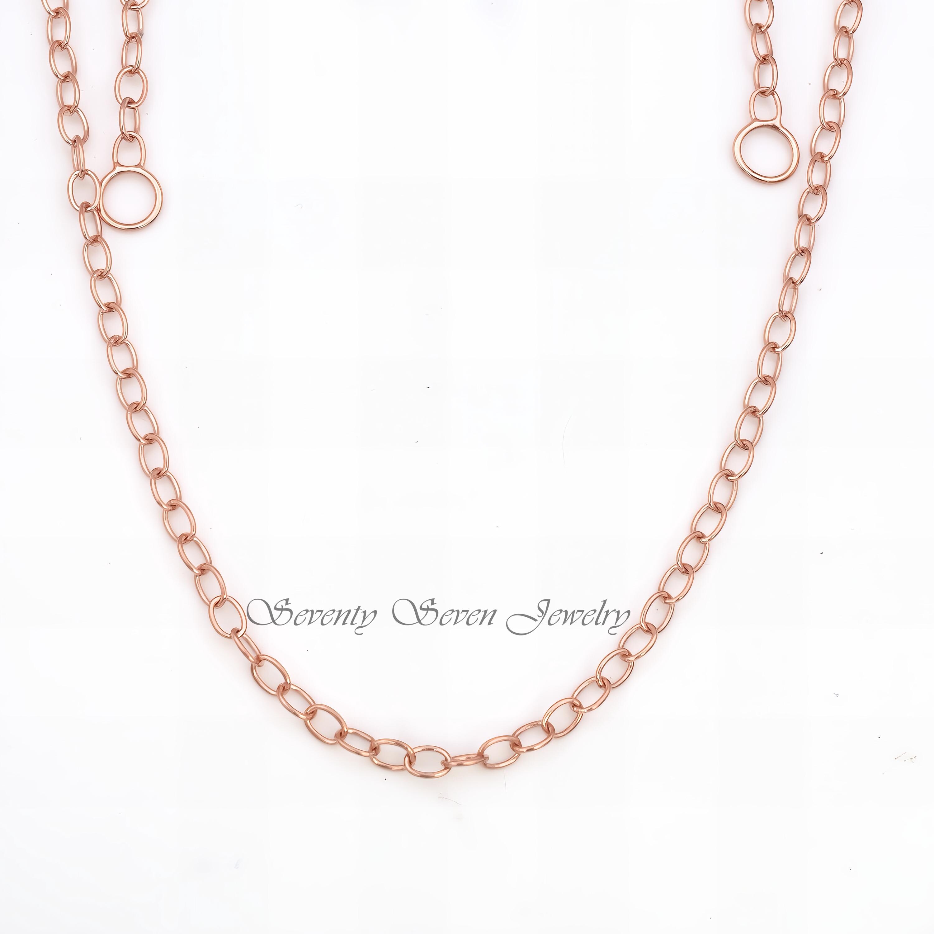 925 Sterling Silver Rolo Link Chain Necklace: Layering Cable - View 5 - Seventy Seven Jewelry | SKU: SSG10-SLYG-16I-V 925 Sterling Silver Rolo Link Chain Necklace: Layering Cable - View 5 - Seventy Seven Jewelry | SKU: SSG10-SLYG-16I-V