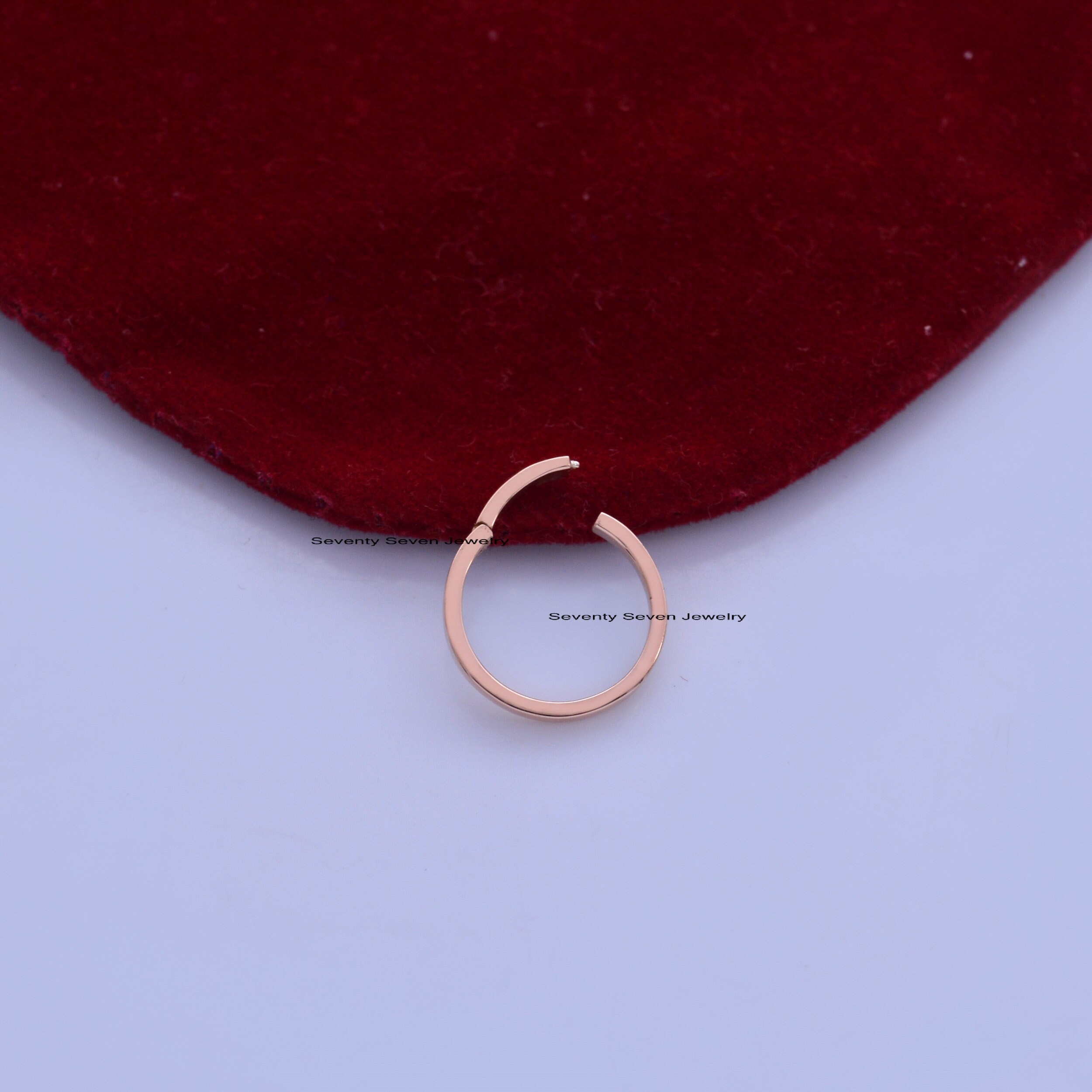 9K Solid Gold Round Charm Enhancer, 15mm Circle Link Lock - View 6 - Seventy Seven Jewelry | SKU: SSMJH447-9KYG-2026 9K Solid Gold Round Charm Enhancer, 15mm Circle Link Lock - View 6 - Seventy Seven Jewelry | SKU: SSMJH447-9KYG-2026