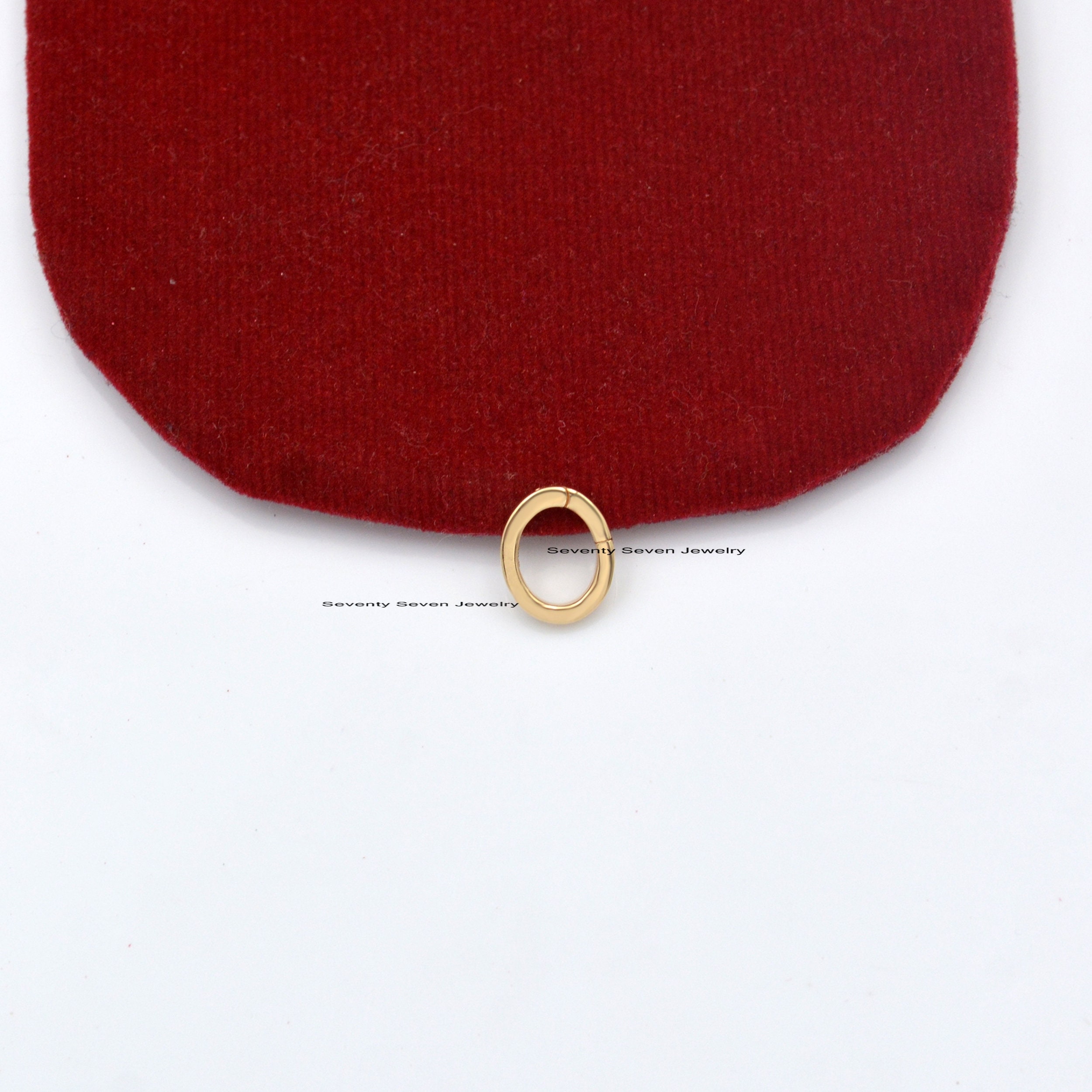 9K Gold Paperclip Chain Necklace: Charm Holder Link Lock - View 6 - Seventy Seven Jewelry | SKU: SSMJH475-9KYG-2026,SSMJP475- 9K Gold Paperclip Chain Necklace: Charm Holder Link Lock - View 6 - Seventy Seven Jewelry | SKU: SSMJH475-9KYG-2026,SSMJP475-