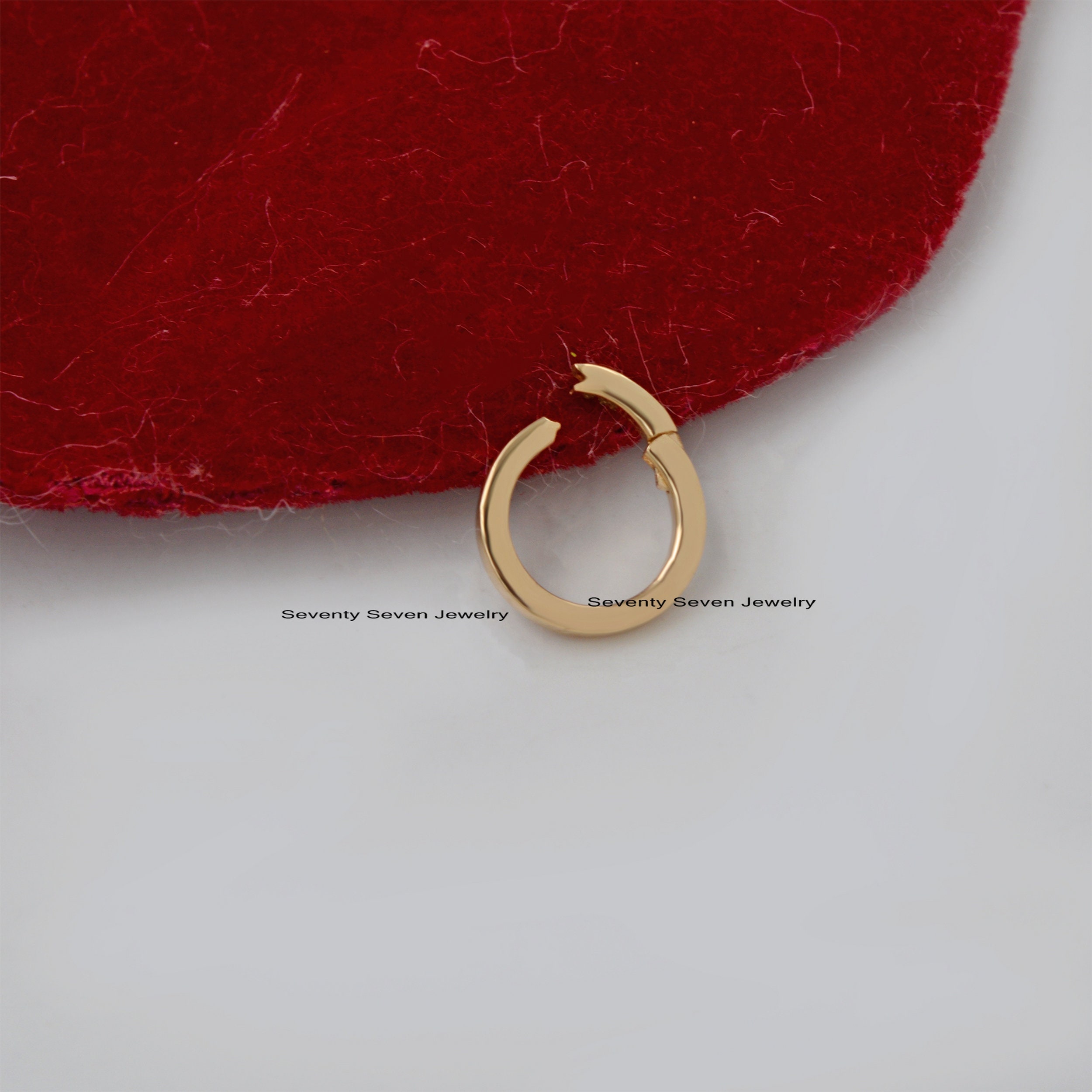 14K Gold Charm Holder Enhancer: Solid Pendant - View 7 - Seventy Seven Jewelry | SKU: SSMJH447-14KYG-2026,SSMJH475-14KYG,SSMJ 14K Gold Charm Holder Enhancer: Solid Pendant - View 7 - Seventy Seven Jewelry | SKU: SSMJH447-14KYG-2026,SSMJH475-14KYG,SSMJ
