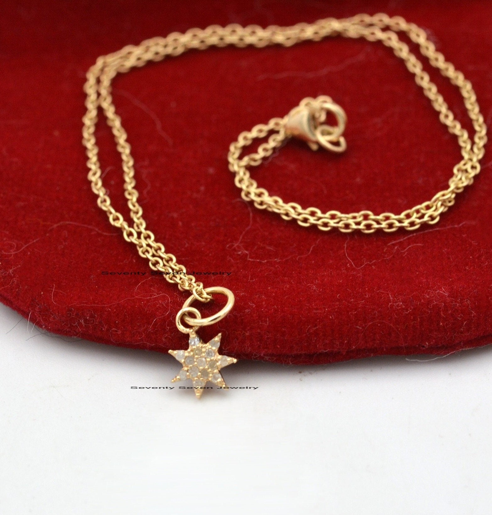 14k Gold Diamond Starburst Pendant - Gemstone Star Charm - Seventy Seven Jewelry | SKU: SSMJP458-14KYGBDI-11M-V-10/2025,SSMJP 14k Gold Diamond Starburst Pendant - Gemstone Star Charm - Seventy Seven Jewelry | SKU: SSMJP458-14KYGBDI-11M-V-10/2025,SSMJP