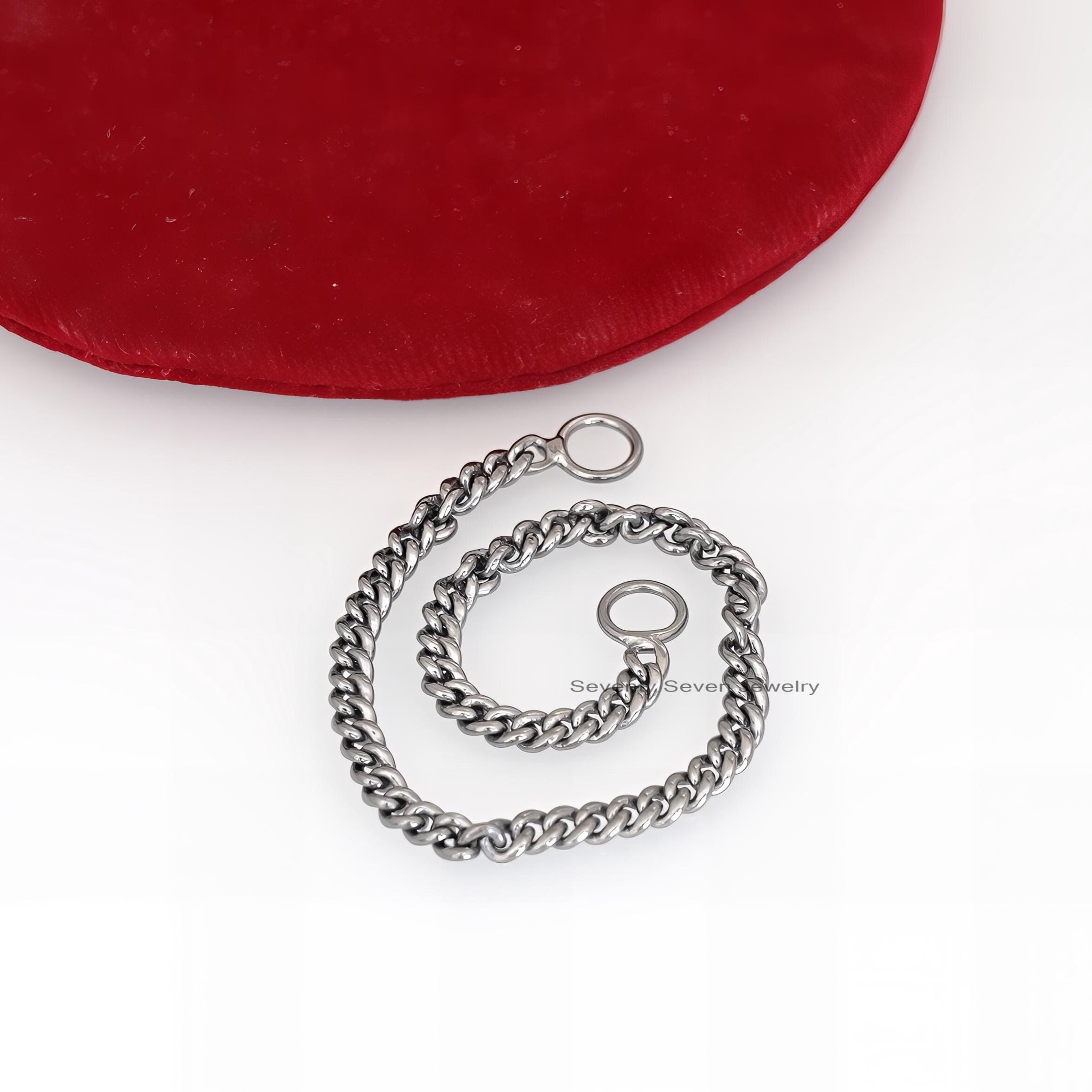 Carabiner Lock Sterling Silver Curb Chain, 3MM Link Necklace - View 6 - Seventy Seven Jewelry | SKU: SSG17-SLYG-3M-16I-V Carabiner Lock Sterling Silver Curb Chain, 3MM Link Necklace - View 6 - Seventy Seven Jewelry | SKU: SSG17-SLYG-3M-16I-V