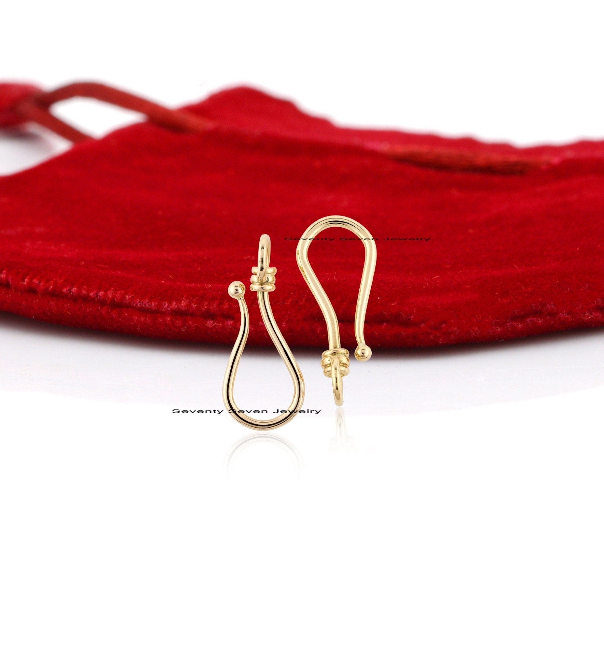 925 Silver Shepherd Hook Pendant: Charm Holder, Anchor Enhancer (25mm) - View 4 - Seventy Seven Jewelry | SKU: SSMJP1147-SLNS 925 Silver Shepherd Hook Pendant: Charm Holder, Anchor Enhancer (25mm) - View 4 - Seventy Seven Jewelry | SKU: SSMJP1147-SLNS