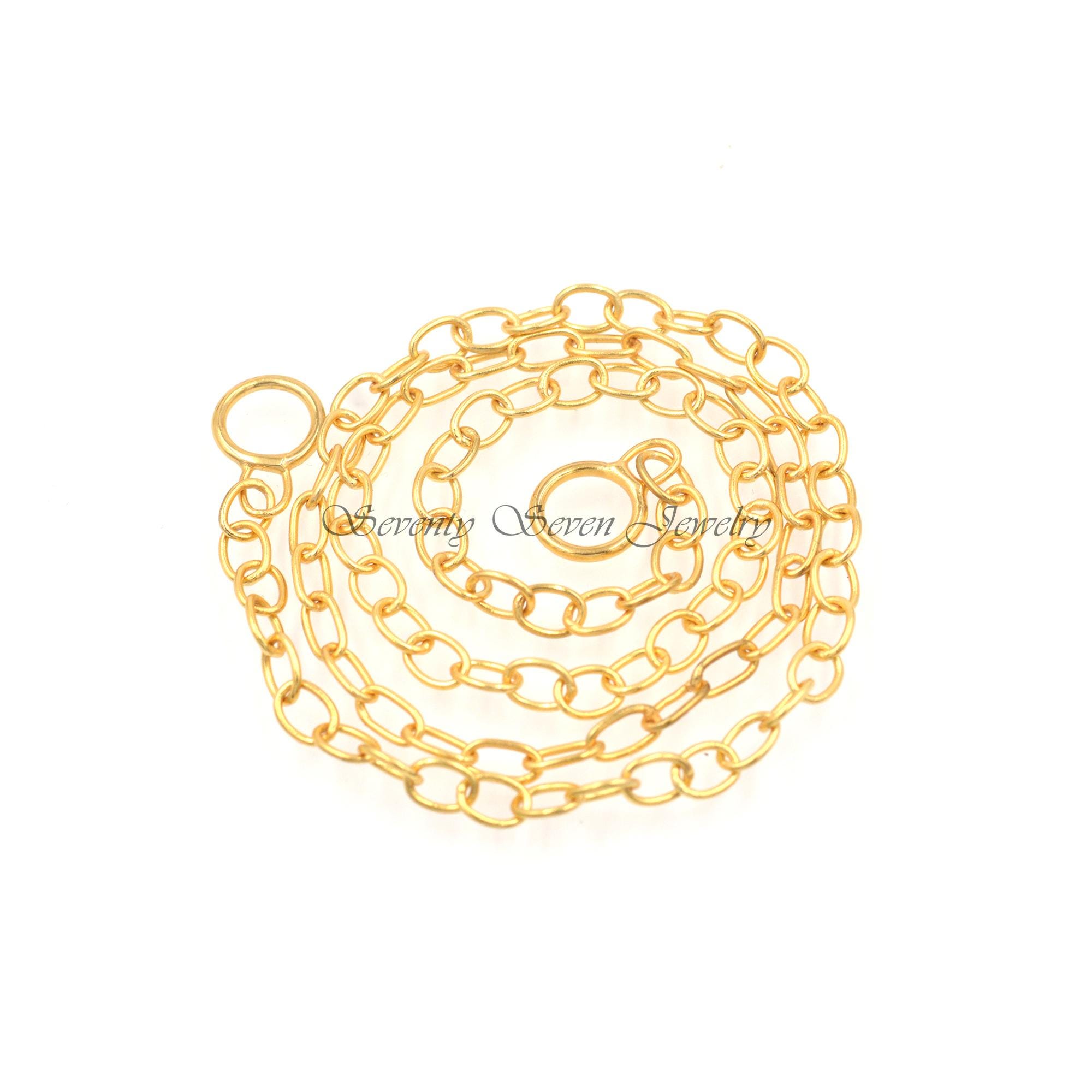 925 Sterling Silver Rolo Link Chain Necklace: Layering Cable - View 6 - Seventy Seven Jewelry | SKU: SSG10-SLYG-16I-V 925 Sterling Silver Rolo Link Chain Necklace: Layering Cable - View 6 - Seventy Seven Jewelry | SKU: SSG10-SLYG-16I-V