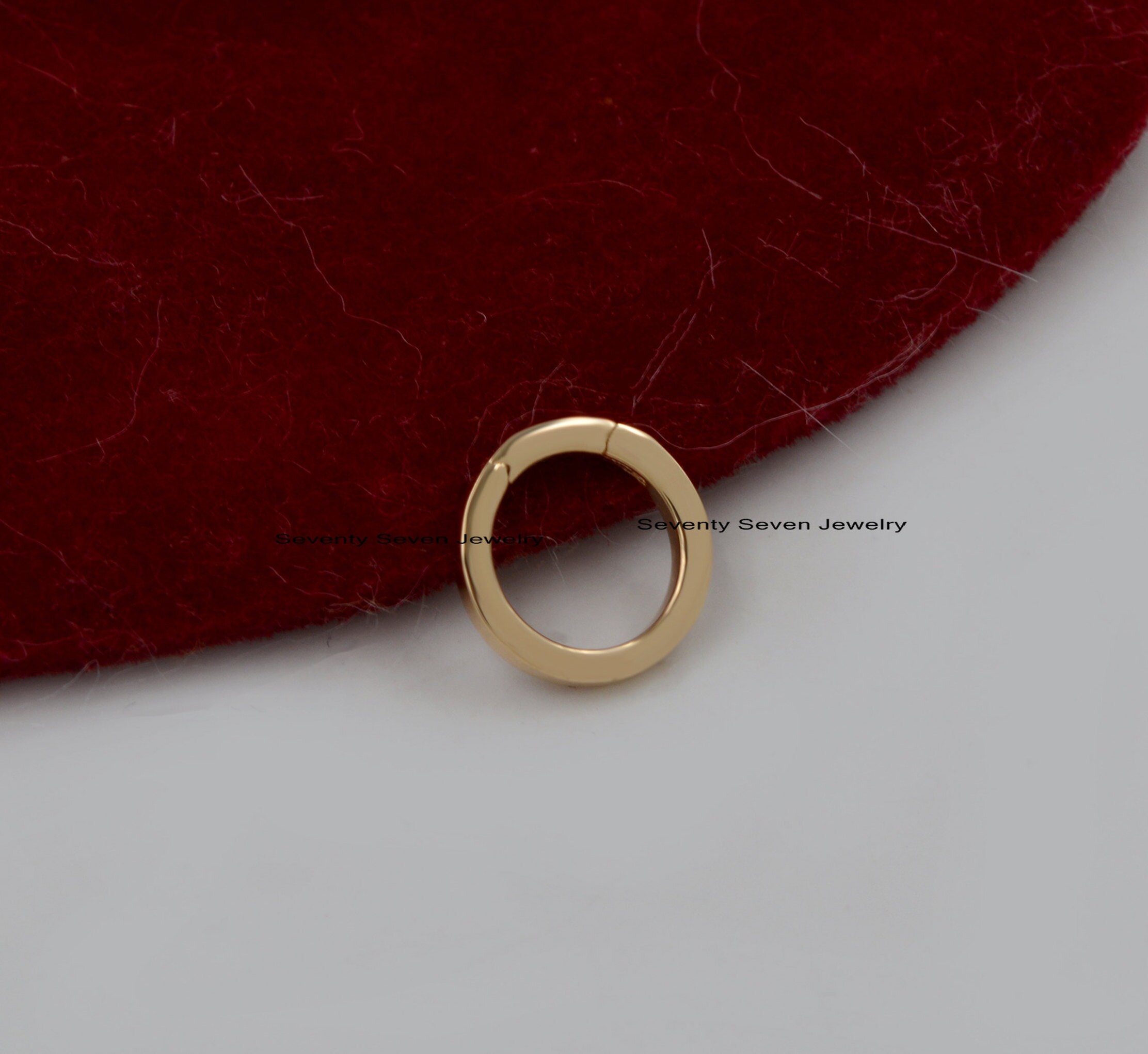 14K Gold Charm Holder Enhancer| Paperclip Necklace Pendant Lock - View 3 - Seventy Seven Jewelry | SKU: SSMJH119-14KYG-2026,S 14K Gold Charm Holder Enhancer| Paperclip Necklace Pendant Lock - View 3 - Seventy Seven Jewelry | SKU: SSMJH119-14KYG-2026,S