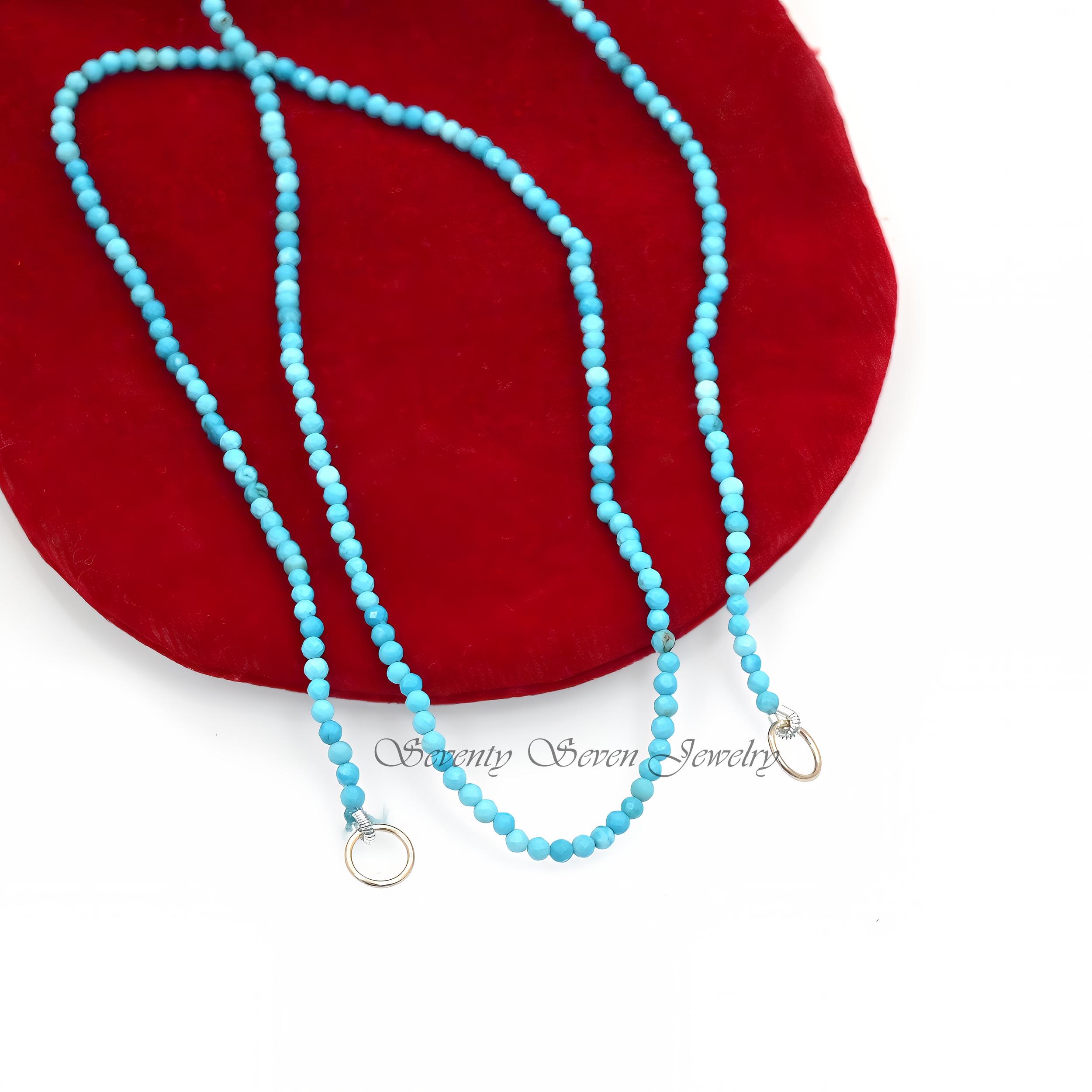 14k Gold Bead Necklace: Enhancer Carabiner Chain - View 5 - Seventy Seven Jewelry | SKU: SSMJN219-14KYGLPZ-10/2025 14k Gold Bead Necklace: Enhancer Carabiner Chain - View 5 - Seventy Seven Jewelry | SKU: SSMJN219-14KYGLPZ-10/2025