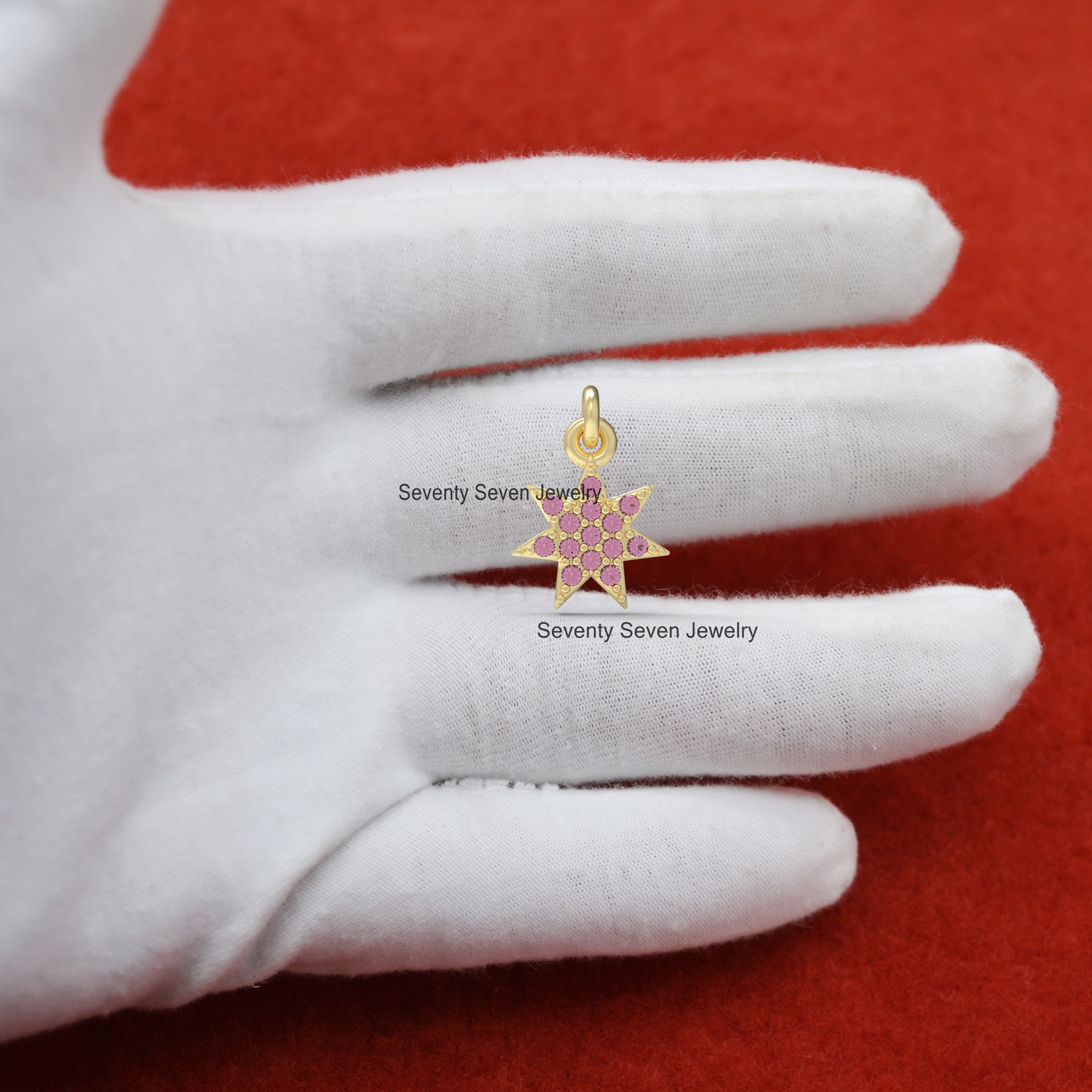 9K Gold Diamond Starburst Pendant - Religious Charm - View 4 - Seventy Seven Jewelry | SKU: SSMJP458-9KYGDI-11M-2026,SSMJP458 9K Gold Diamond Starburst Pendant - Religious Charm - View 4 - Seventy Seven Jewelry | SKU: SSMJP458-9KYGDI-11M-2026,SSMJP458