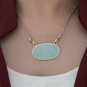 ネックレス・ペンダント Side Pave Bar Necklace #3726 Pandora Timeless Pavé Double-row Bar Collier Necklace | Rose