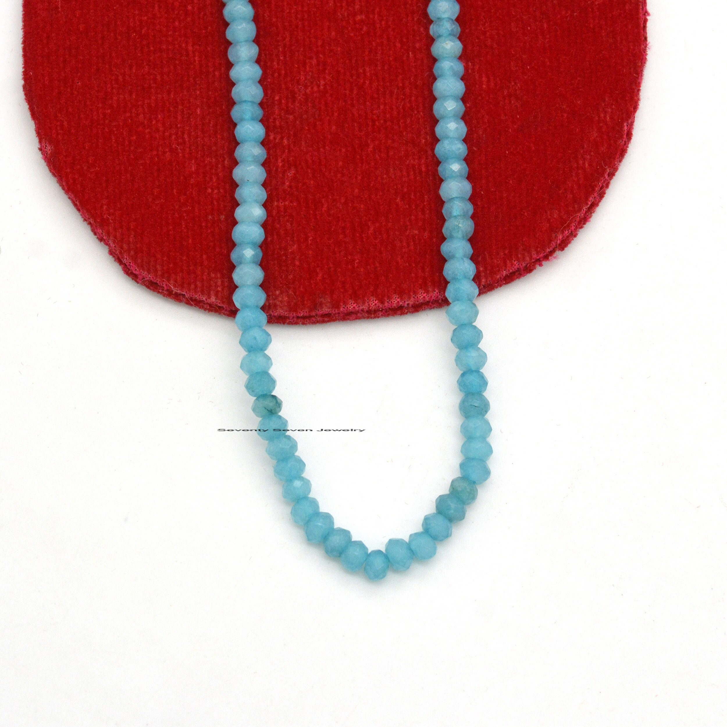 9K Gold Turquoise Bead Necklace: Gemstone Charm Holder - View 5 - Seventy Seven Jewelry | SKU: SSMJN247-9KYGLPZ-14I,SSMJN247- 9K Gold Turquoise Bead Necklace: Gemstone Charm Holder - View 5 - Seventy Seven Jewelry | SKU: SSMJN247-9KYGLPZ-14I,SSMJN247-