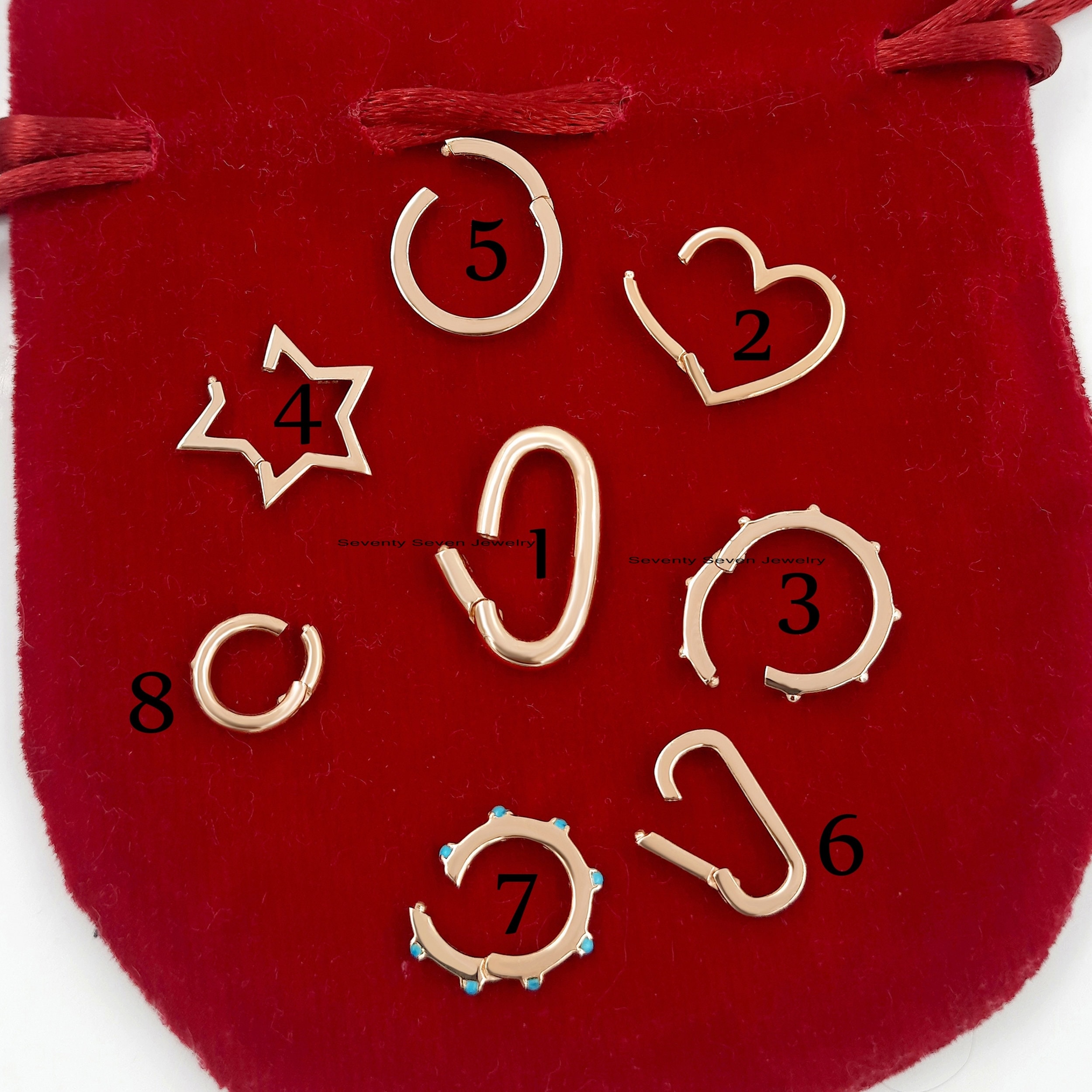 9K Gold Wholesale Enhancer Charms Holder, Gold Enhancer, Gold Charms Holder, Round Enhancer, Gold Charms Enhancer, Enhancer Charms Holder