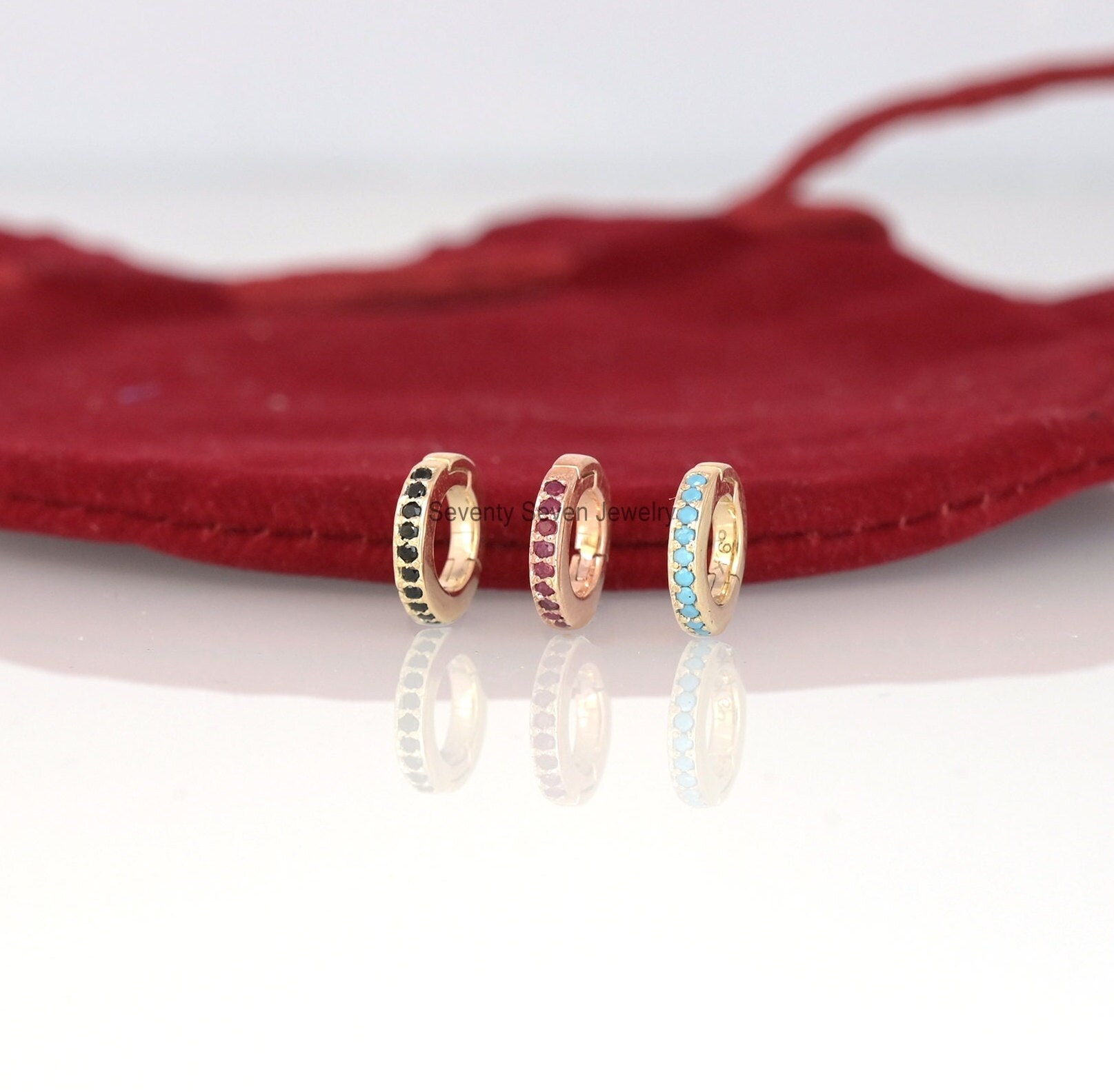 14k Gold Diamond Enhancer Pendant: Pave Charms Holder, Oval Circle - View 4 - Seventy Seven Jewelry | SKU: SSMJP686-14KYGTQ,S 14k Gold Diamond Enhancer Pendant: Pave Charms Holder, Oval Circle - View 4 - Seventy Seven Jewelry | SKU: SSMJP686-14KYGTQ,S