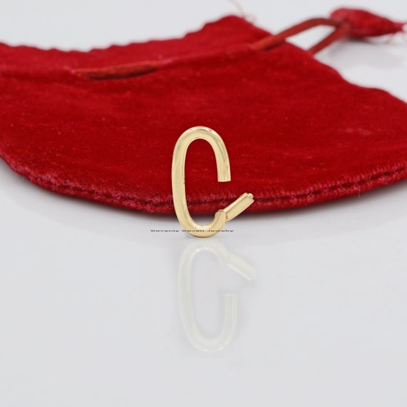 9k Gold Enhancer Lock 9K Gold Charms Holder Durable Enhancer Etsy