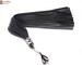Real Genuine Cow Hide Leather Finger Flogger 50 Falls Black Heavy Duty Thuddy Flog whip 