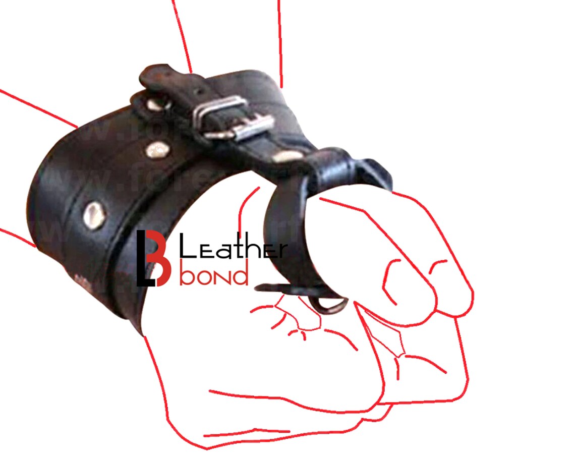 Ankle to Toe and Wrist to Thumb Cuff Strap Restraint Bondage Etsy
