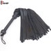 Real Genuine Cow Hide Leather Flogger 100 Falls Black Heavy Duty Thuddy whip