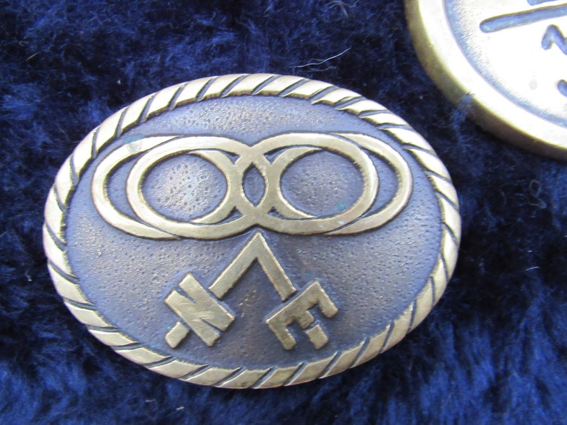 BOY SCOUTS Belt Buckles Lot of 3 different BSA Eagle Scouting Merit Badge noac Council Brass