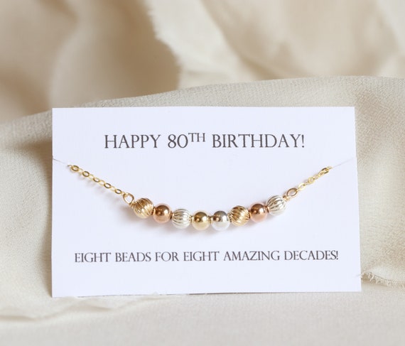 80th Birthday Gift for Women – BeWishedGifts