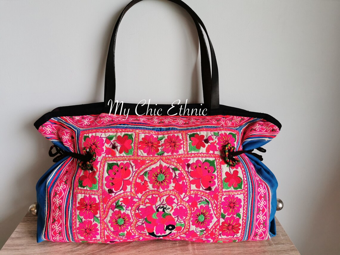 Colorful Handmade Tribal Tote Bag Etsy