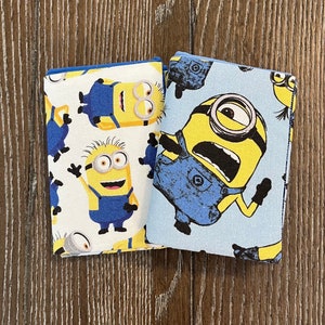 Character wallet, Bob Carl Kevin Wallet, boys wallet, trifold wallet, fabric wallet, Childrens wallets,