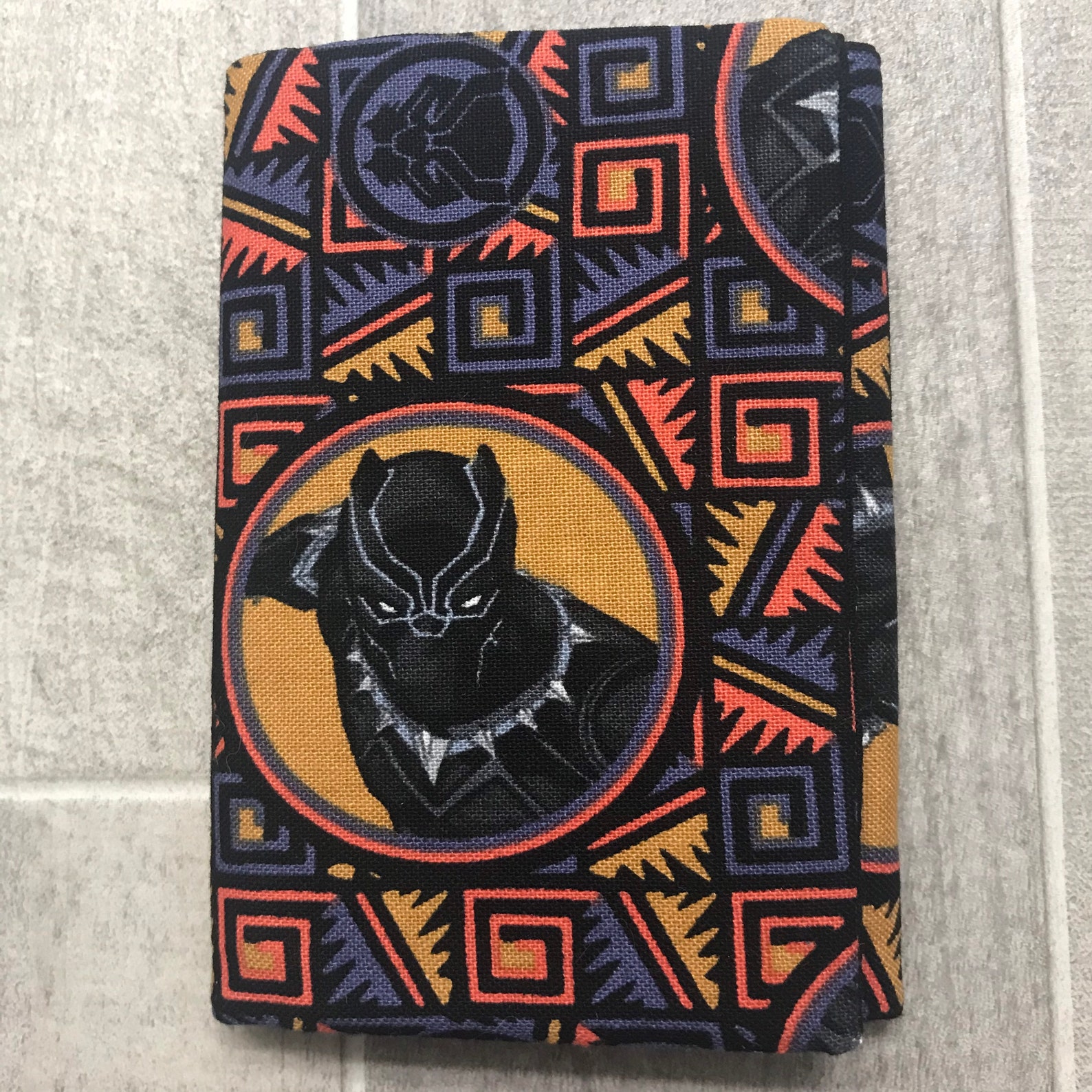 Black Panther trifold wallets fabric wallet boys wallets Etsy