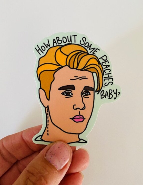 Justin Bieber Justin Bieber Sticker Peaches Sticker Etsy
