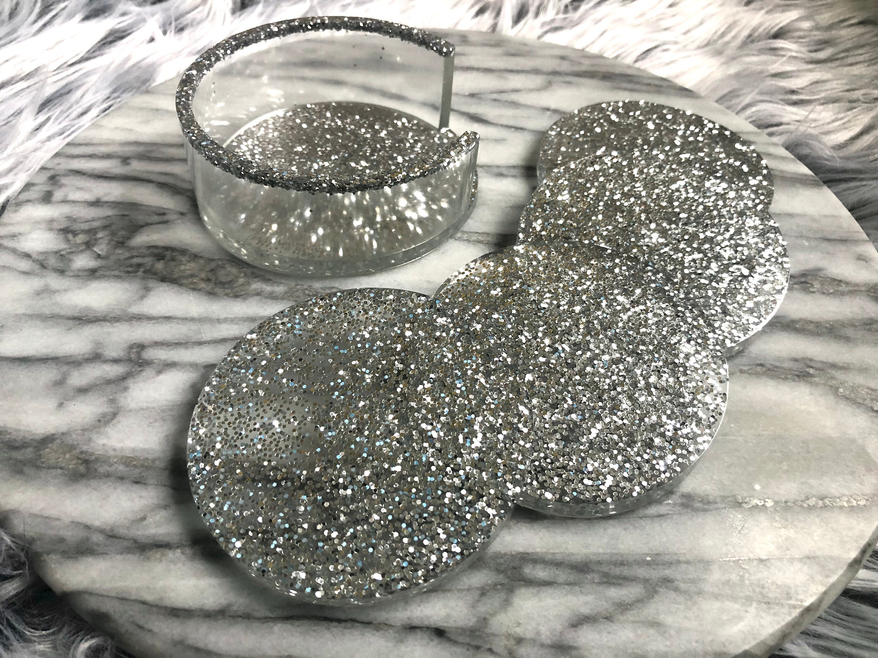 German Glass Glitter Made With Genuine Silver 