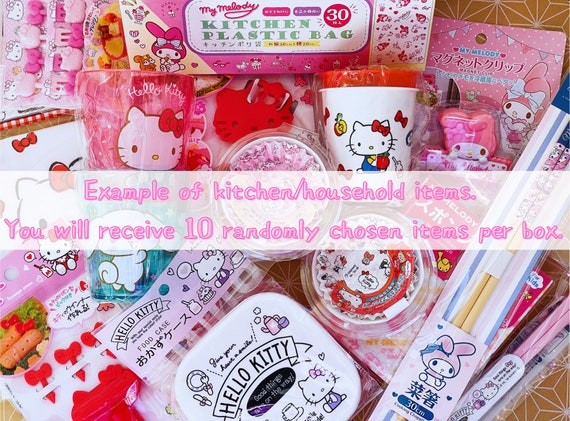 10 ITEM Sanrio Surprise Box Cinnamoroll My Melody Hello Kitty Little Twin Stars Japan Japanese Stationery Bento Bath Mystery Bag Etsy