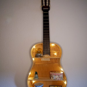 Various Guitar Shelves - Storage made from music instruments - decoration for your home