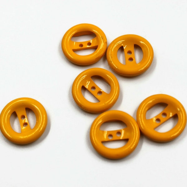 Here is a pretty orange round button, orange vintage button, Couture Buttons, Knitting Button, Dress Button, Fancy Button, Sewing Button.