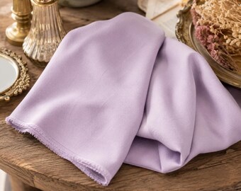 Hand Dyed Antique Fabric Bundle, Lavender Textile, Linen Cotton Hemp Fabric, Slow Stitching, Textile Art