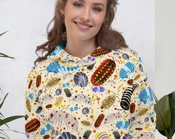 Isopod Unisex Hoodie ,Roly Poly Pill bug, woodlouse