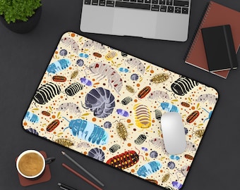 Isopod  Desk Mat, pill bug Mouse Pad