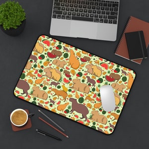 Capybara Desk Mat, Capybara lover gift