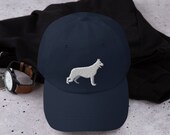 German Shepherd  Dad hat, white shepherd, White Swiss Shepherd,baseball cap, dog lover gift, pet mom, dad hat, mom, dog agility