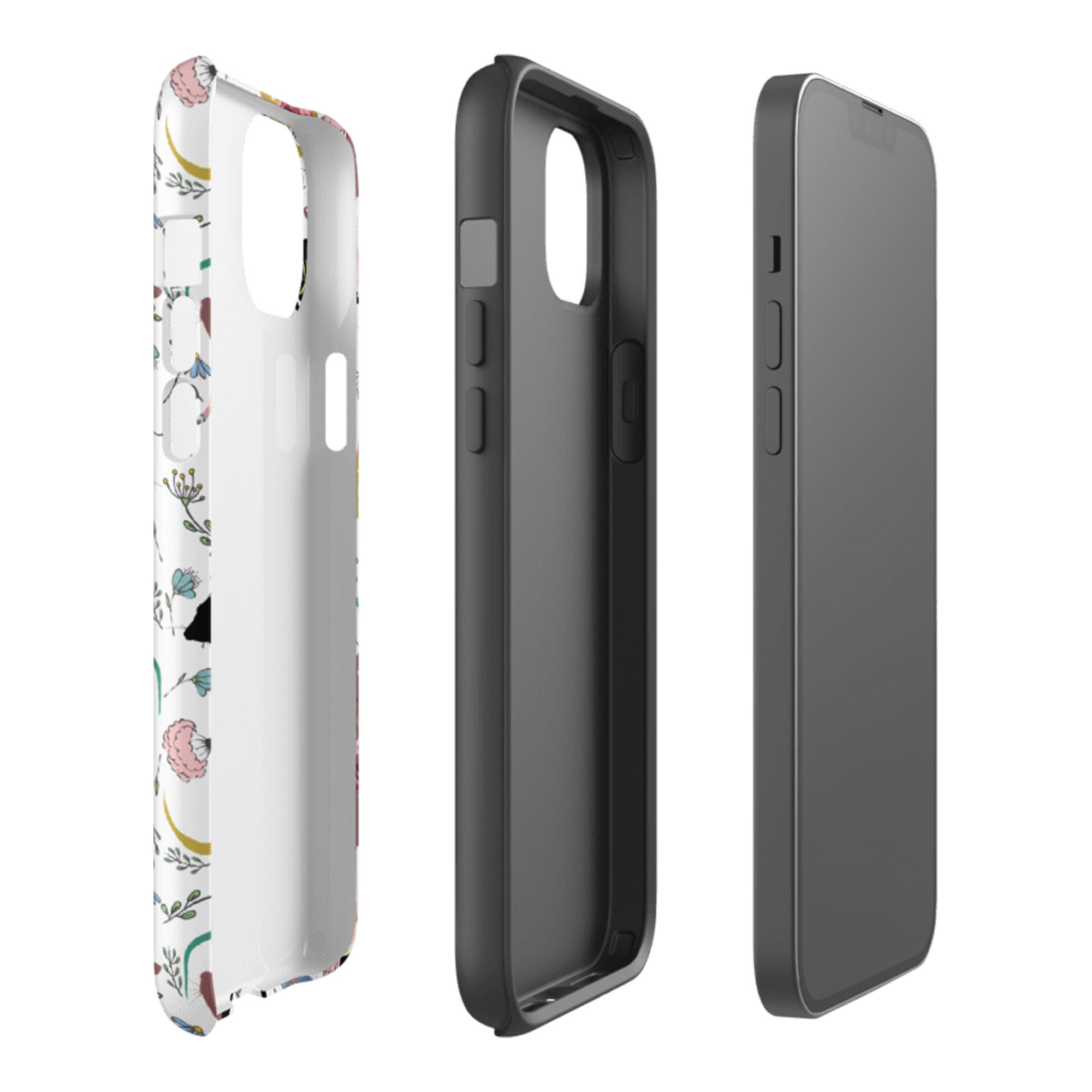 Cute Pet Rat Tough Case for Iphone®,funny Rats Gift, Rat and Flowers ...
