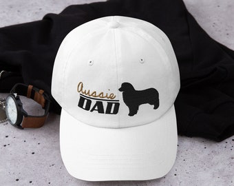 Australian shepherd Dad hat, trendy aussie cap for aussie dad