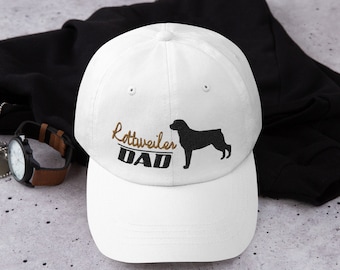 Rottweiler Baseball Dad hat