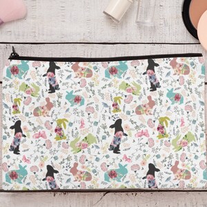 Pet rabbit Accessory Pouches, rabbit mom gift, easter bunnys and flowers
