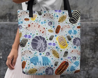 Isopod Tote bag,Roly Poly Pill bug
