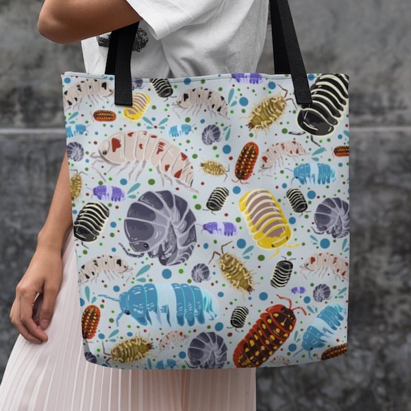 Isopod Tote bag,Roly Poly Pill bug