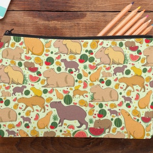 Capybara  Accessory Pouches, Cosmetic Bag,Capybara  Toilet bag, Capybara Pencil Case
