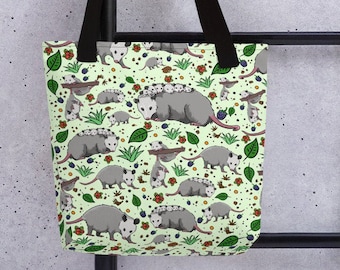 Cute Opossum Tote bag, bag for mother&#39;s day, Mother Day Gift For Her- Baby Shower Gift - Mom To Be Gift