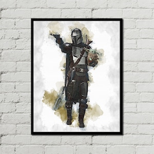 MANDALORIAN - Mandalorian Digital - Mandalorian Poster- Star Wars Poster - Star Wars Print - Digital Print - Star Wars Art - Printable Art