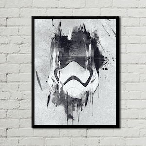 STORMTROOPER Stormtrooper Poster Stormtrooper Digital Star Wars Poster Digital Print Watercolor ...
