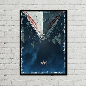 STAR WARS POSTER - X Wing Poster, Destroyer Poster - Star Wars Rebels - Digital Print - Star Wars Print - X Wing Print - Watercolor Art