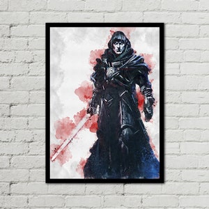 DARTH BANE - Darth Bane Poster - Darth Bane Digital - Star Wars Poster - Sith Lord -Digitaldruck - Aquarell Kunst - Fan Art - Druckbare Kunst