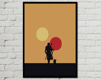 MANDALORIAN - Mandalorian Digital - Mandalorian Poster- Star Wars Poster - Star Wars Print - Digital Print - Star Wars Art - Printable Art